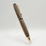 CG-DD Cigar Walnut Twist Pen With Gold Trim
