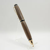 CG-DD Cigar Walnut Twist Pen With Gold Trim
