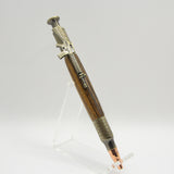 ERF-H Eagle Rifle Click Pen Bocote With Antique Brass Trim