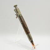 ERF-H Eagle Rifle Click Pen Bocote With Antique Brass Trim