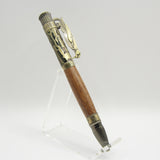 BW-AE Birdwatcher Beli Lever Action Pen with Antique Brass Trim