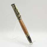 BW-AE Birdwatcher Beli Lever Action Pen with Antique Brass Trim
