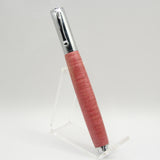 MF-AC Magnetic Fountain Pen Box Elder Red With Chrome Trim