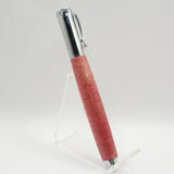 MF-AC Magnetic Fountain Pen Box Elder Red With Chrome Trim