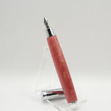 MF-AC Magnetic Fountain Pen Box Elder Red With Chrome Trim
