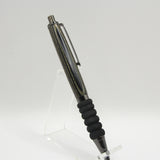 CT-AE Contour Black and Gray Laminate Click Pen With Gun Metal Trim and Black Cushion