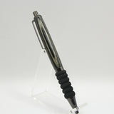 CT-AE Contour Black and Gray Laminate Click Pen With Gun Metal Trim and Black Cushion