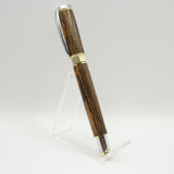VSF-A Vertex Supreme Fountain Pen Bocote With Chrome and Gold Trim