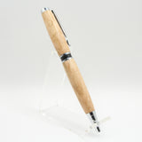 EA-EC Elegant American Curly Maple Twist Pen With Chrome Trim