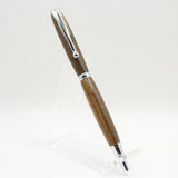S-CEC Slimline Bocote Twist Pen with Chrome Trim