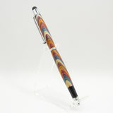 TS-CD Tablet Stylus Pen Multi-Colored Laminate With Chrome Trim