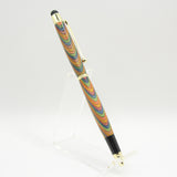 TS-CE Tablet Stylus Pen Multi-Colored Laminate With Gold Trim