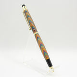 TS-CE Tablet Stylus Pen Multi-Colored Laminate With Gold Trim