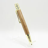 D-AAG Dog Lover Teak Twist Pen With Gold Trim