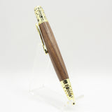 D-AAH Dog Lover Walnut Twist Pen With Gold Trim