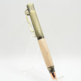 LA-CF Lever Action Maple Pen With Antique Brass Trim