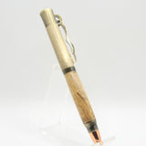 LA-CG Lever Action Ambrosia Maple Pen With Antique Brass Trim