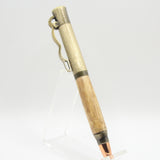 LA-CG Lever Action Ambrosia Maple Pen With Antique Brass Trim