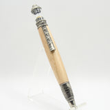 LH-AE Lighthouse Twist Pen Pecan With Antique Pewter Trim