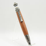 LH-AF Lighthouse Twist Pen Sapele With Antique Pewter Trim