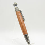 LH-AF Lighthouse Twist Pen Sapele With Antique Pewter Trim