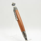 LH-AF Lighthouse Twist Pen Sapele With Antique Pewter Trim