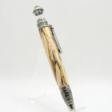 LH-AG Lighthouse Twist Pen Spalted Maple With Antique Pewter Trim