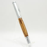 VF-HD Vertex Marblewood Fountain Pen With Satin Chrome Trim