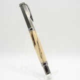 VF-HG Vertex Spalted Maple Fountain Pen With Gun Metal Trim
