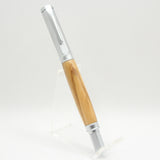 VF-HH Vertex Olivewood Fountain Pen With Satin Chrome Trim