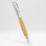 VF-HH Vertex Olivewood Fountain Pen With Satin Chrome Trim