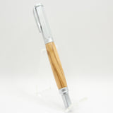 VF-HH Vertex Olivewood Fountain Pen With Satin Chrome Trim