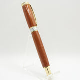VSF-H Vertex Supreme Fountain Pen Cedar With Chrome and Gold Trim