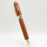 VSF-H Vertex Supreme Fountain Pen Cedar With Chrome and Gold Trim