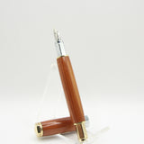 VSF-H Vertex Supreme Fountain Pen Cedar With Chrome and Gold Trim