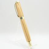 VSF-I Vertex Supreme Fountain Pen Olivewood With Gold Trim