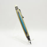 EP-CC Everlasting Pencil (6.0mm) Green and Yellow Laminate With Gun Metal Trim