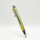 EP-CC Everlasting Pencil (6.0mm) Green and Yellow Laminate With Gun Metal Trim