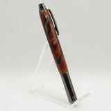 RR-ACG Rollester Rust and Black Acrylic Rollerball with Antique Brass Trim