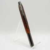 RR-ACG Rollester Rust and Black Acrylic Rollerball with Antique Brass Trim