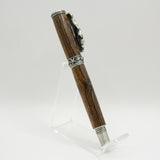 SLD-H Dolphin Bocote Rollerball Pen With Antique Pewter Trim
