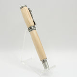 SLM-B Mermaid Pecan Rollerball Pen With Antique Pewter Trim