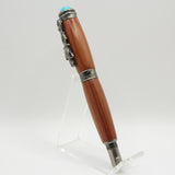 SLT-AA Sea Turtle Cedar Twist Rollerball With Gun Metal Trim
