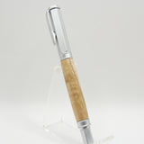 VR-BAF Vertex Ambrosia Maple Rollerball With Satin Chrome Trim