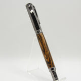 VR-BBA Vertex Bocote Rollerball With Gun Metal Trim