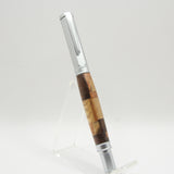 VR-BBD Vertex Domestic Hardwoods Rollerball With Satin Chrome Trim
