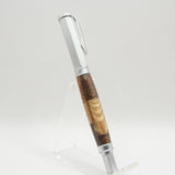 VR-BBD Vertex Domestic Hardwoods Rollerball With Satin Chrome Trim