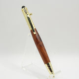 T-GB Bolt Action Tec Cedar Pen With Gold Trim