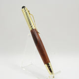 T-GB Bolt Action Tec Cedar Pen With Gold Trim