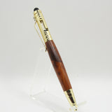 T-GB Bolt Action Tec Cedar Pen With Gold Trim